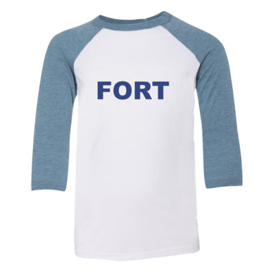 Fort - Youth Three-Quarter Sleeve Baseball Tee Thumbnail