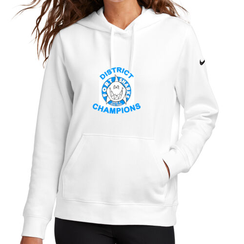 FORT SWIM - Ladies Club Fleece Sleeve Swoosh Pullover Hoodie Thumbnail